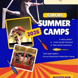 Ground and Aerial Circus Camps at Kinetic Tapestry