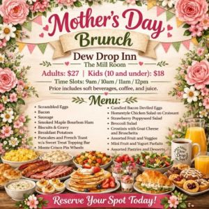 05/10 Mother's Day Brunch at Dew Drop Inn