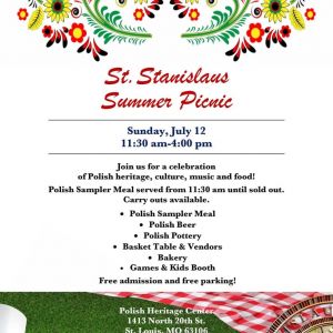 07/12 Summer Picnic at St. Stanislaus