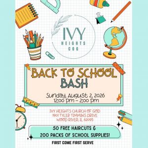 08/02 Back to School Bash at Ivy Heights Church of God