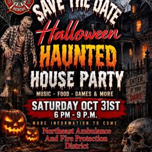 10/31 Haunted Maze at Northeast Fire and Ambulance