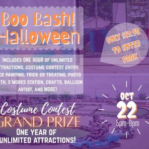 10/22 Halloween Boo Bash at Swing-A-Round Fun Town