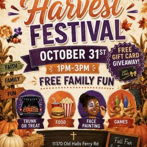 10/31 Harvest Fest at Christ the King UCC