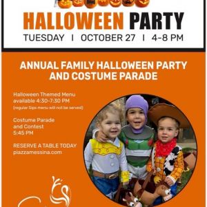 10/27 Halloween Party & Costume Parade at Piazza Messina