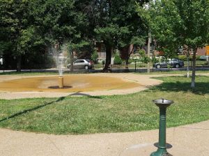 Pontiac Square Park Spray Pool