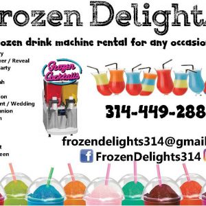 Frozen Delights Rentable Frozen Drink Machine
